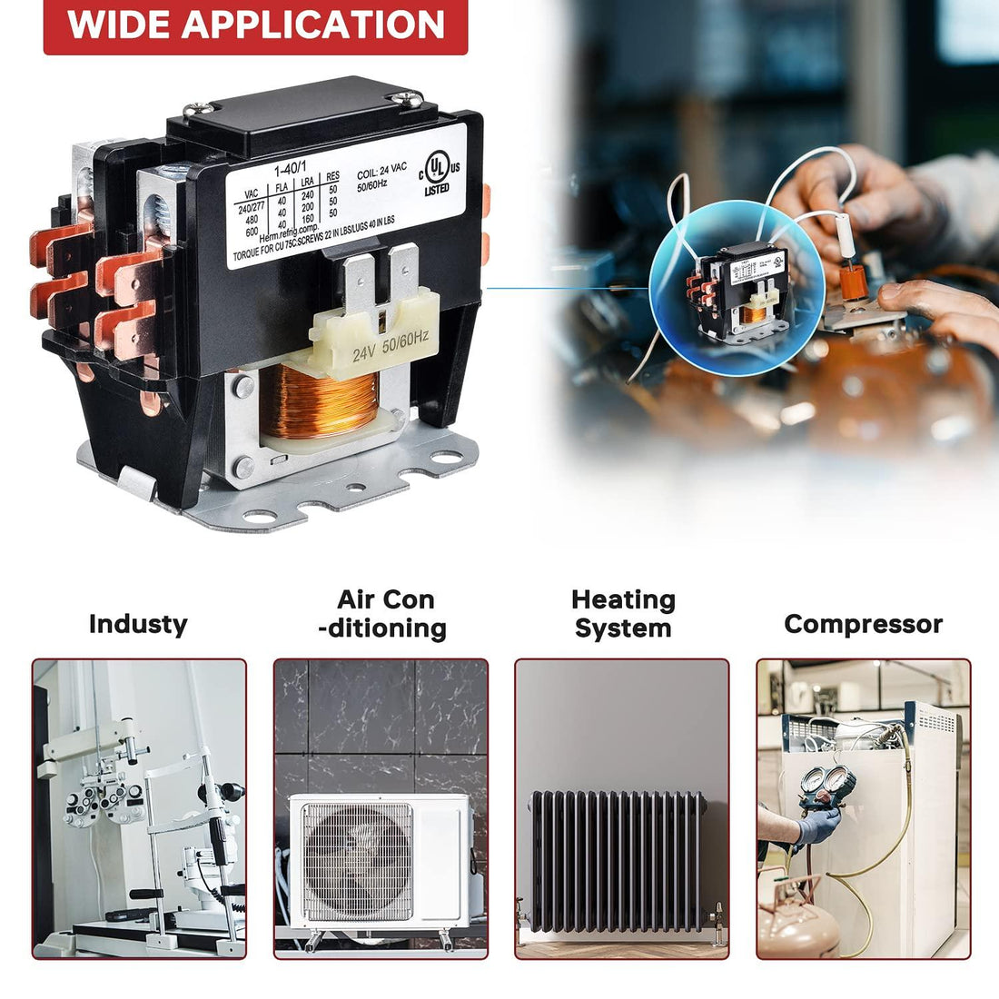 Upgrade Your HVAC System with LGQF-LL Air Conditioner Contactors